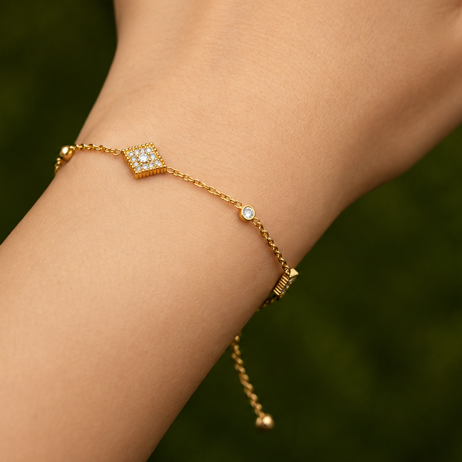 Dahlia Diamond Charm