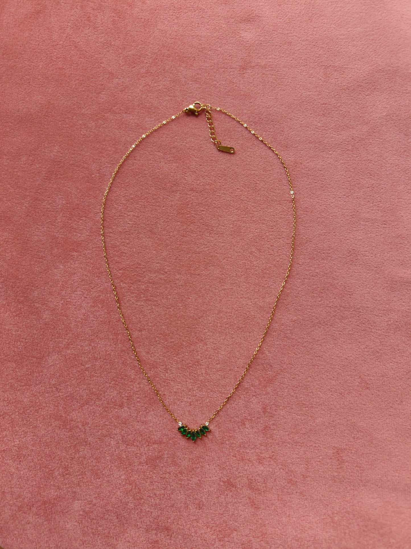 Emerald Arc Necklace