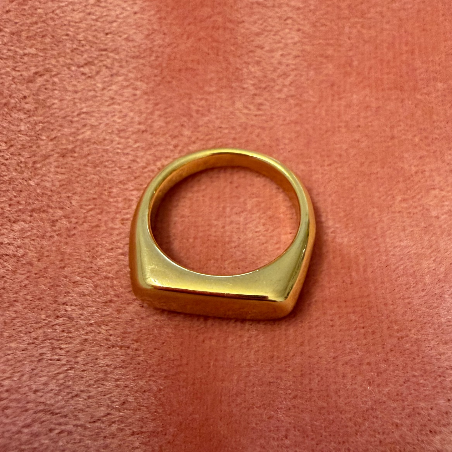 Minimalist Plate Ring