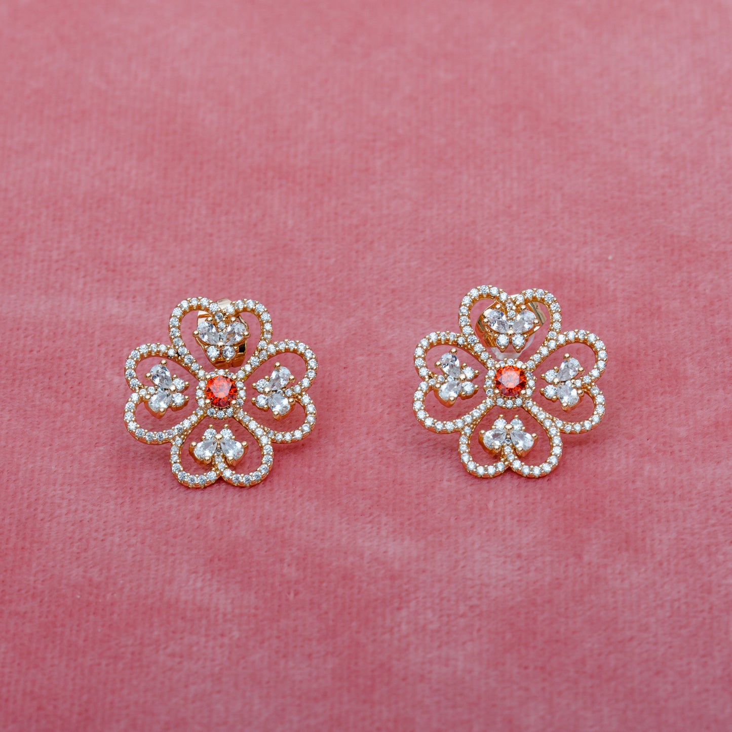 Ruby Heart Clover