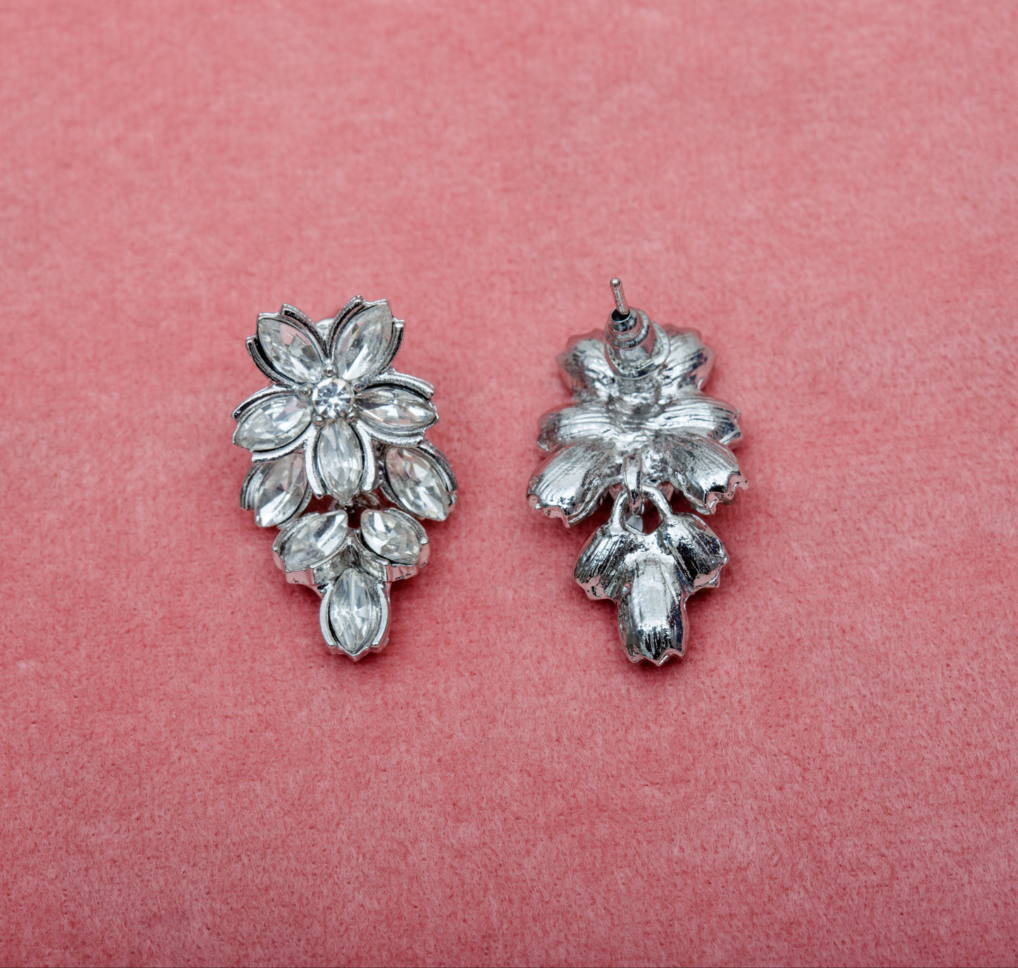 Silver Petal Drops