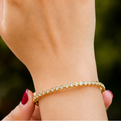 Iris Bezel Bangle
