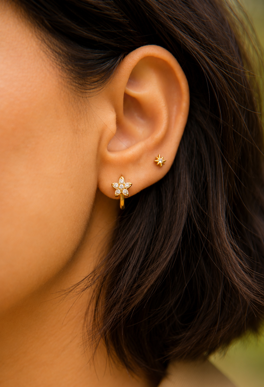Starlight Stud Hoops
