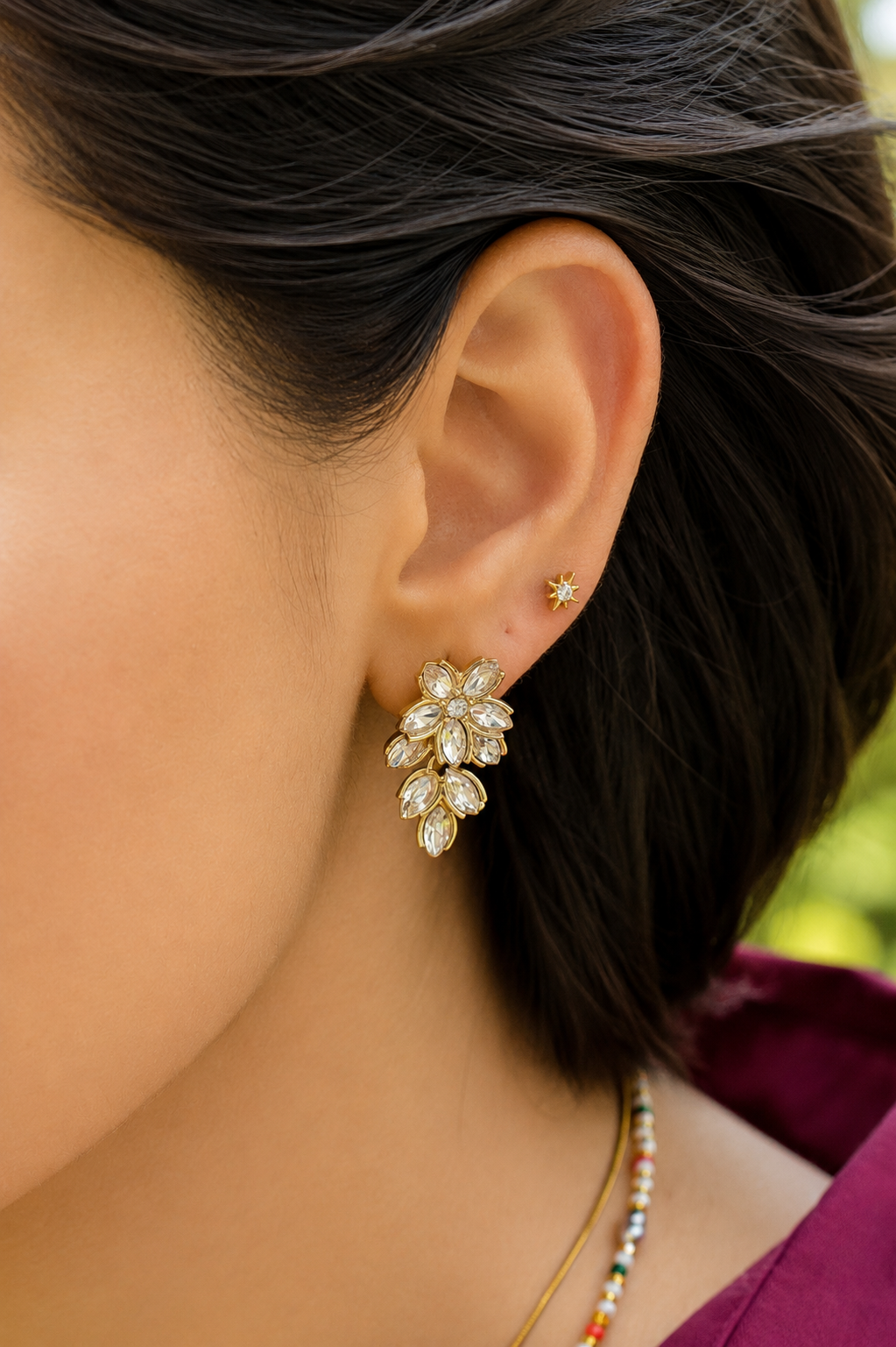 Gilded Petal Drops
