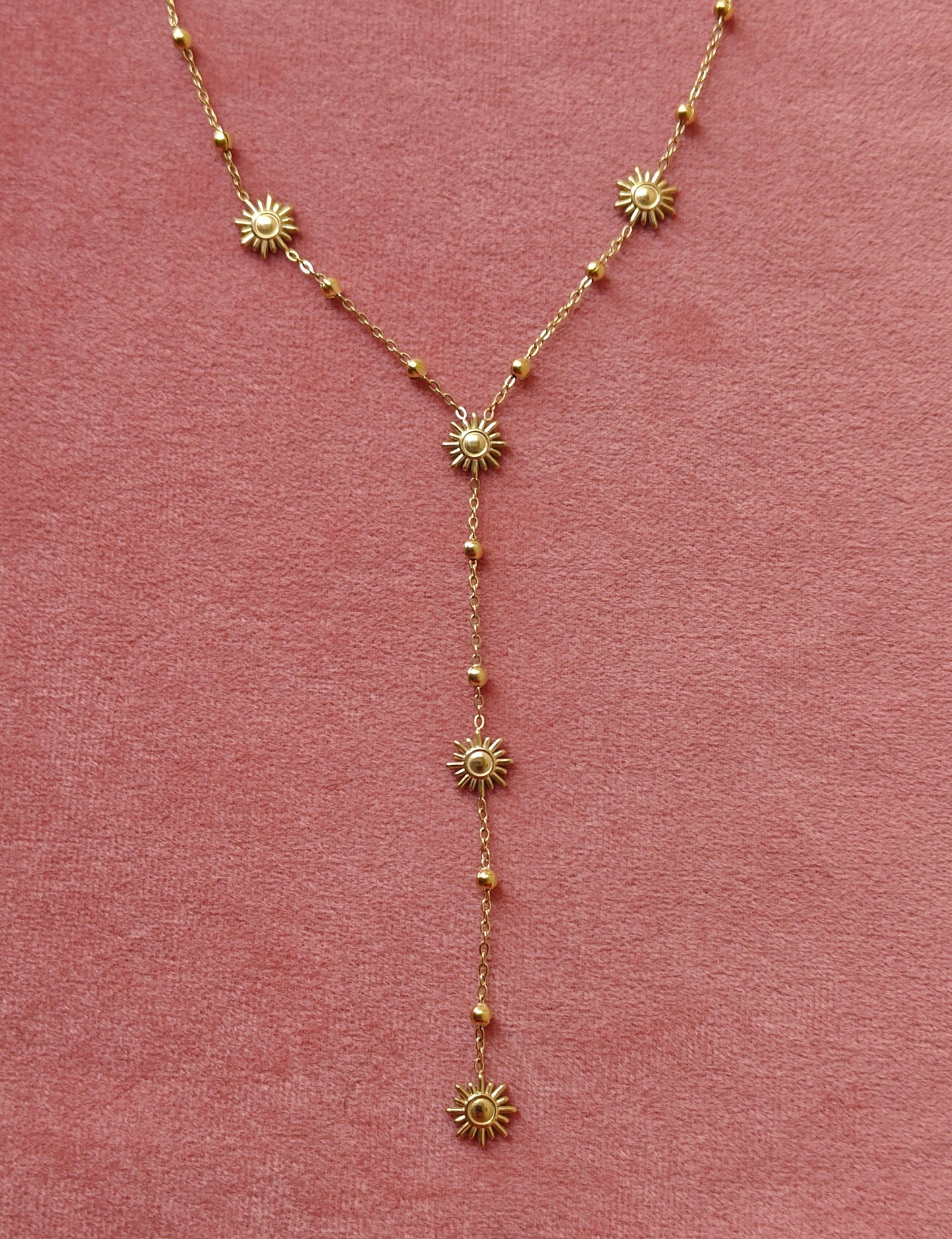 Solar Flare Y-Necklace