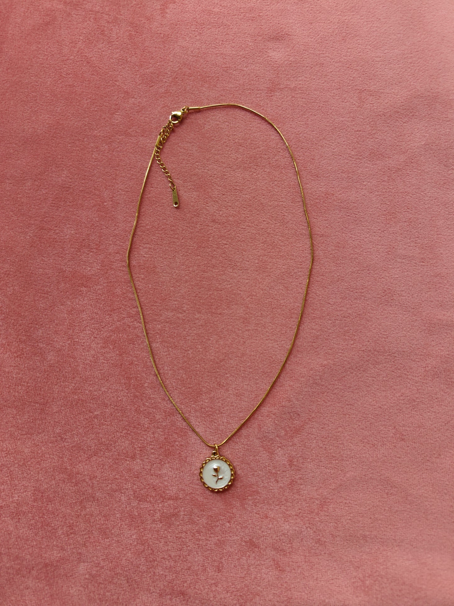 Rose Cameo Medallion