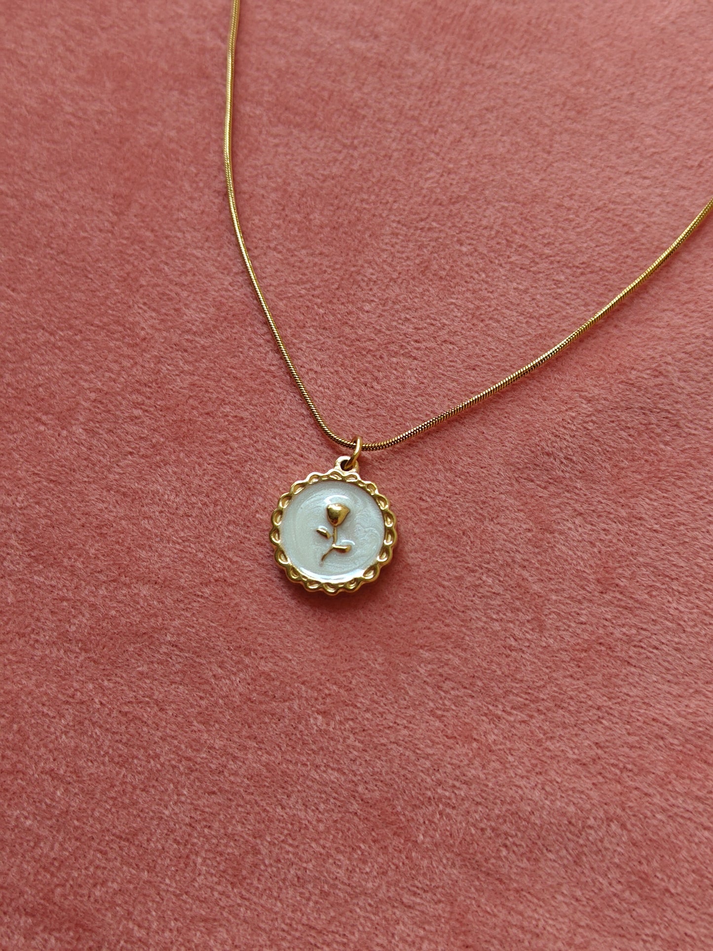 Rose Cameo Medallion