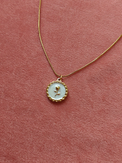 Rose Cameo Medallion