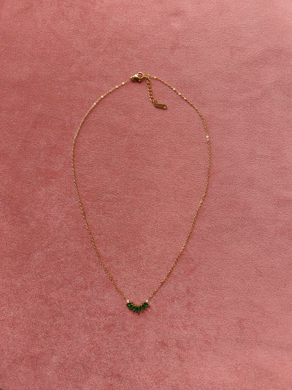Emerald Arc Necklace