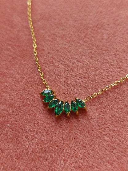 Emerald Arc Necklace