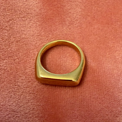 Minimalist Plate Ring