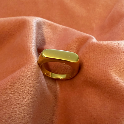 Minimalist Plate Ring