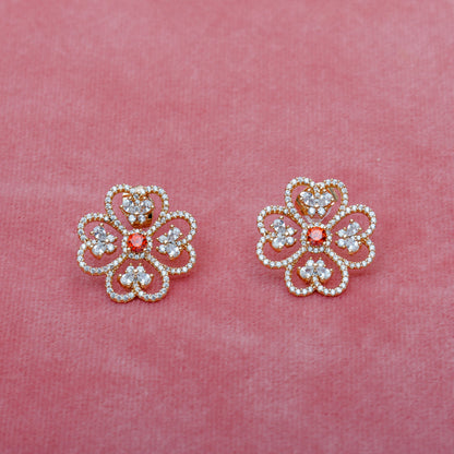 Ruby Heart Clover