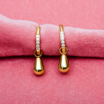 Twinkle Drop Hoops