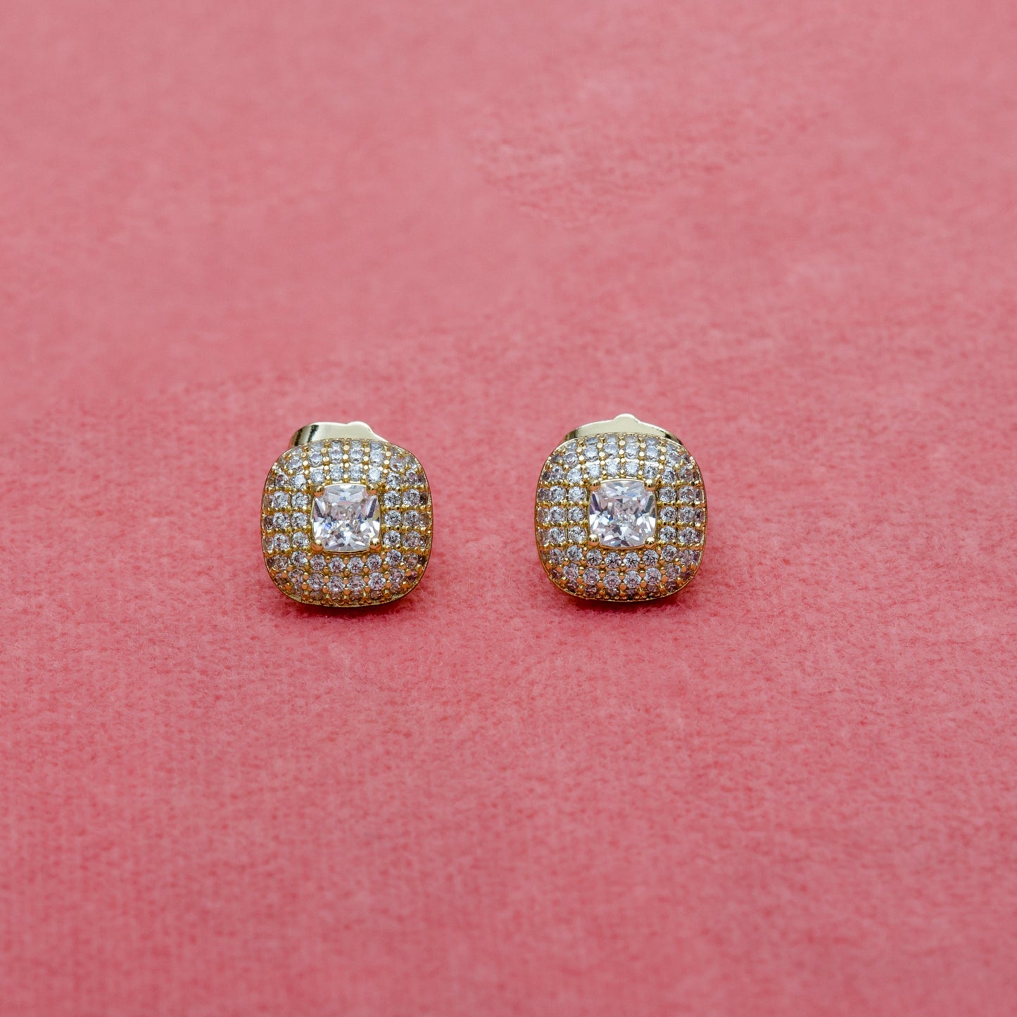 Halo Square Studs