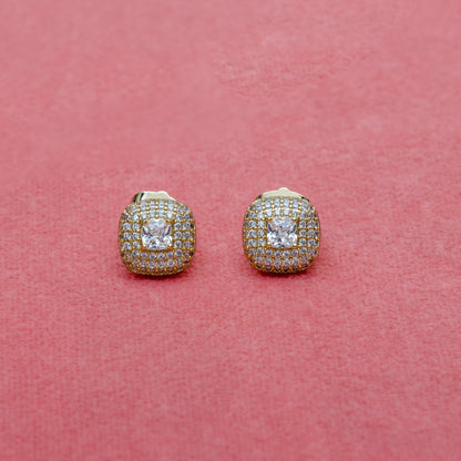 Halo Square Studs