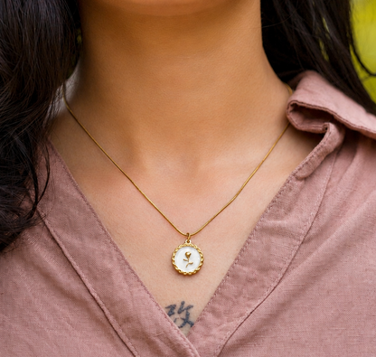 Rose Cameo Medallion