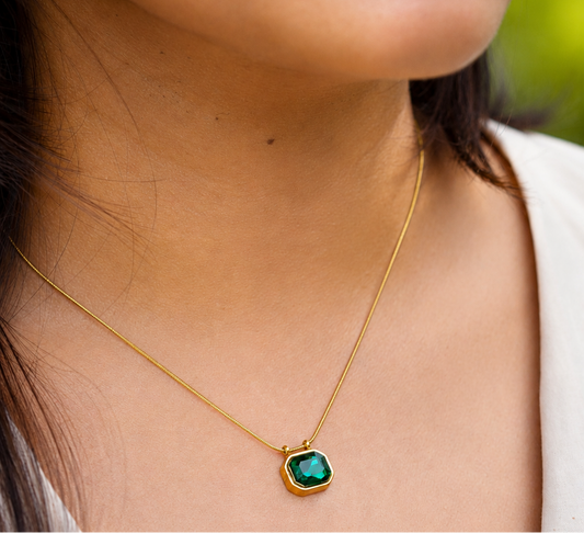 Emerald Octagon Slate