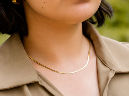 Aurora Herringbone Necklace